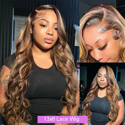 Body Wave Highlight Wigs