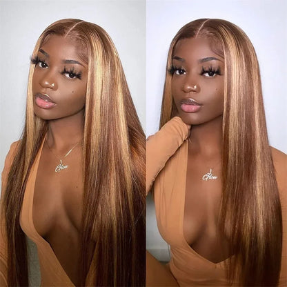 Honey Blonde Highlight Wig