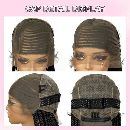 Synthetic Full Lace Braided Wigs
