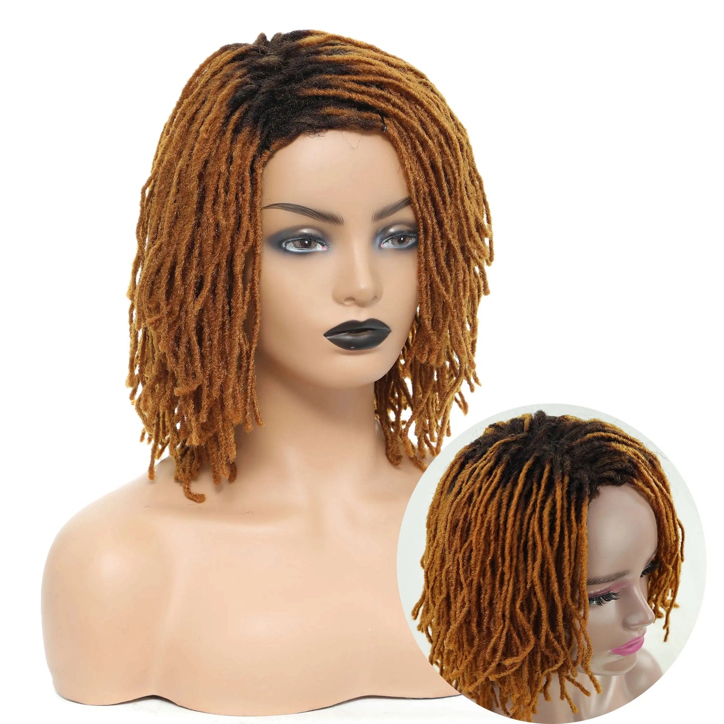 Short Box Braided Bob Wig